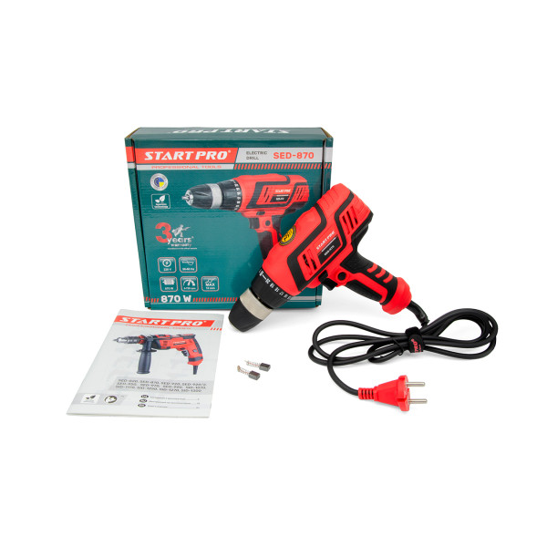 Дрель электрическая Start Pro SED-870