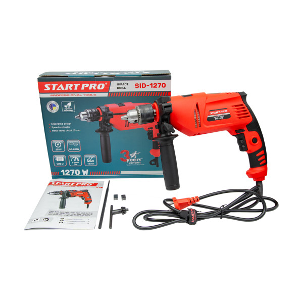 Дрель ударная Start Pro SID-1270