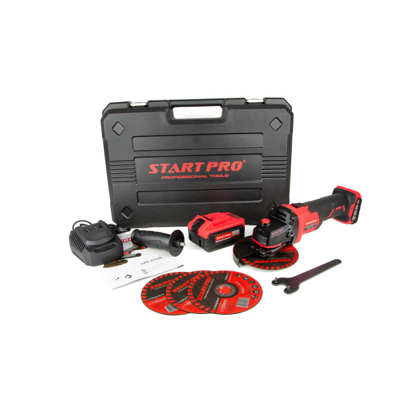 Шлифмашина угловая аккумуляторная Start Pro SAG-21/2B BRUSHLESS