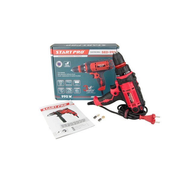 Дрель электрическая Start Pro SED-990
