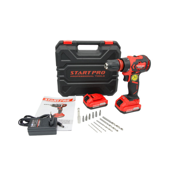 Шуруповерт аккумуляторный START PRO SCD2-12/2BD BRUSHLESS