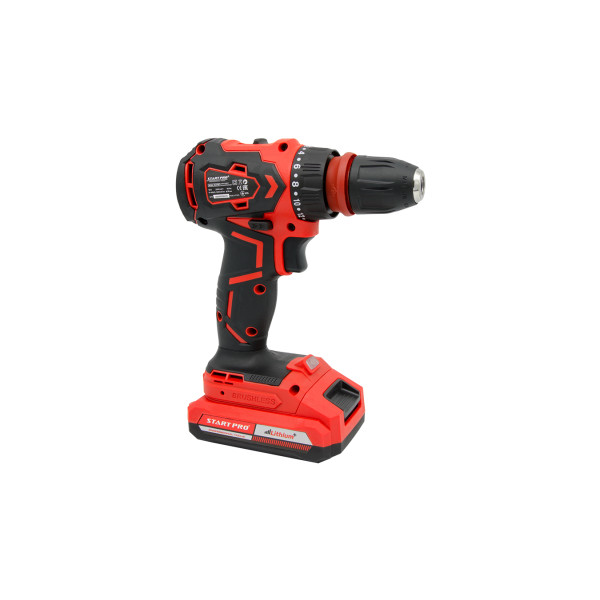Шуруповерт аккумуляторный START PRO SCD2-18/2BD BRUSHLESS