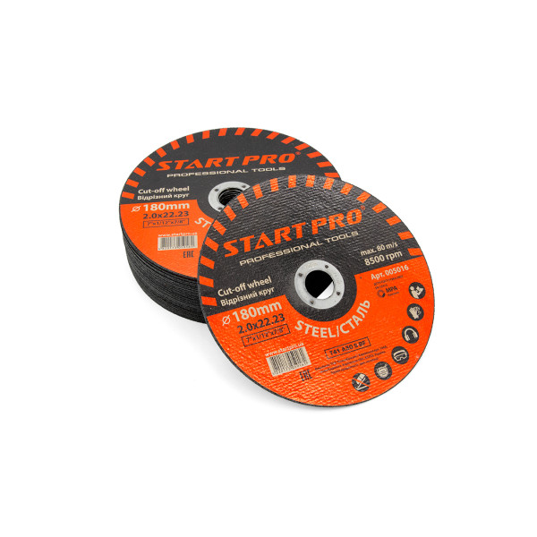 Круг отрезной START PRO_180x2.0x22.23, уп.25 шт.