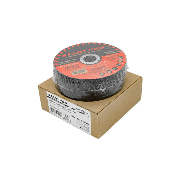 Круг отрезной START PRO_125 x 1.6 x 22.23, уп.25 шт.