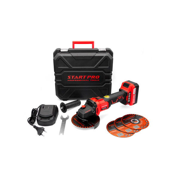 Шлифмашина угловая аккумуляторная Start Pro SAG2-21/2B BRUSHLESS без АКБ та ЗУ