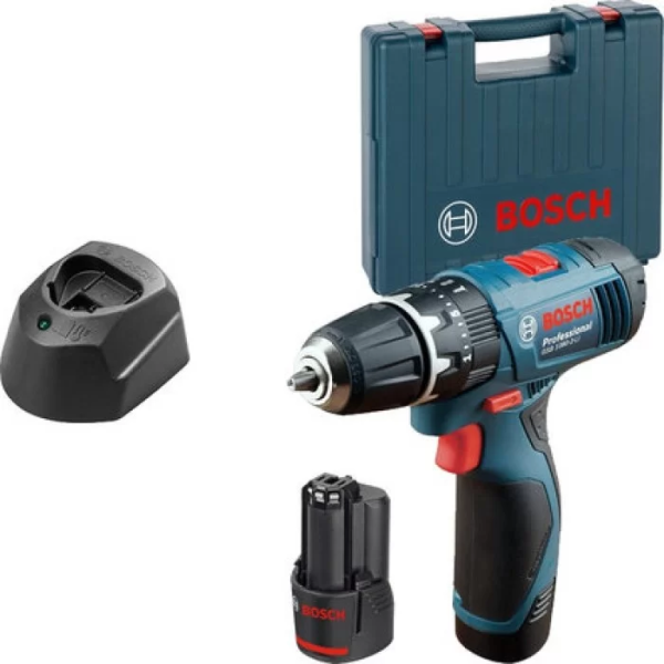 Шуруповерт акумуляторний Bosch GSR 120-LI (12 В, 1.5 А/г) (06019F7001)