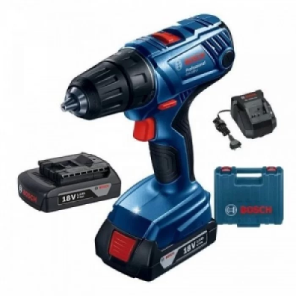 Шуруповерт акумуляторний ударний Bosch GSB 180-Li (18 В, 1.5 А/г) (06019F8300)