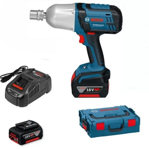Гайковерт акумуляторний Bosch GDS 18 V-LI HT Professional (18 В, 5 А*год) (06019B130A)