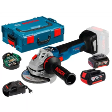 Акумуляторна кутова шліфмашина Bosсh GWS 18V-10 SC Professional (18 В, 2х5 А*год, 125 мм) (06019G340D)