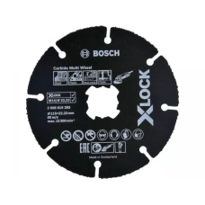 Відрізний круг Bosch X-LOCK Carbide Multi Wheel (115x1х22.23 мм) (2608619283)