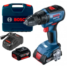 Дриль-шурупокрут акумуляторний Bosch GSR 18V-50 Professional (18 В, 2х2 А*ч /5 А*ч, 50 Н*м) (06019H5003)