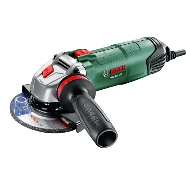 Кутова шліфувальна машина Bosch PWS 850-125 (0.85 кВт, 125 мм) (06033A2721)