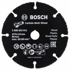 Круг отрезной Bosch Carbide Multi Wheel (76х1х10 мм) (2608623011)
