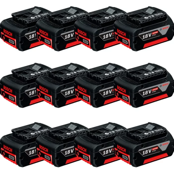 Комплект акумуляторів Bosch Premium Professional GBA (Li-Ion, 18 В, 12х4 А*год) (0602494004)