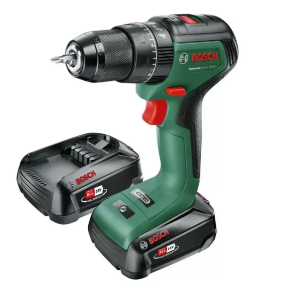 Акумуляторний дриль-шуруповерт Bosch Universal Impact 18 V-60 (18 В, 2 А*год) (0603131020)