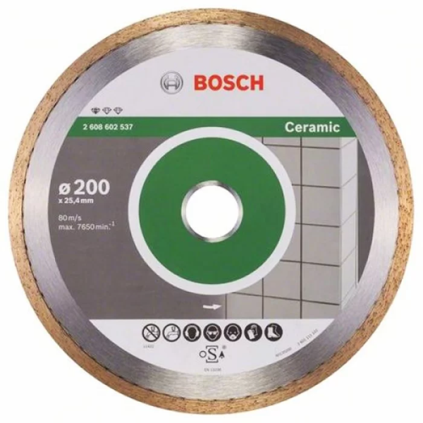 Bosch Круг алмазний відрізний PF Ceramic 200х25,4 кераміка