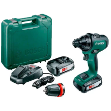 Аккумуляторный шуруповерт Bosch AdvancedDrill 18 (2х18 В, 2.5 А*ч) (06039B5001)