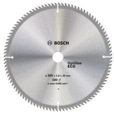 Bosch Диск пильний 305х30х100Т Optiline Eco