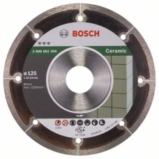 Bosch Круг алмазний відрізний ультратонкий (1,2 мм) Best For Ceramic 125х22 Extraclean кераміка