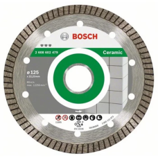 Bosch Круг алмазний відрізний ультратонкий (1,4 мм) турбо Best For Ceramic 125х22 Extraclean кераміка
