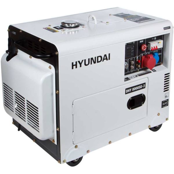 Генератор дизельний Hyundai DHY 8000SE-3